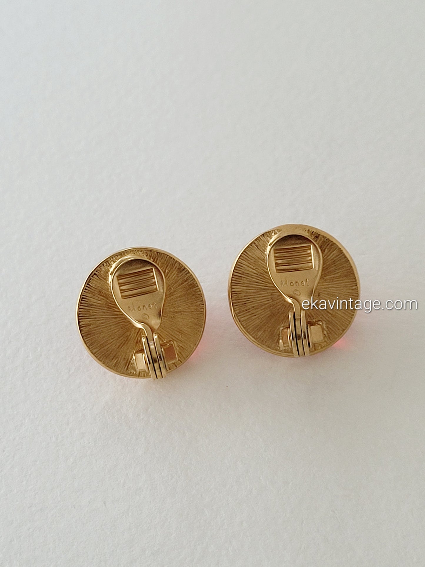 Monet - Boucles d'oreilles vintage