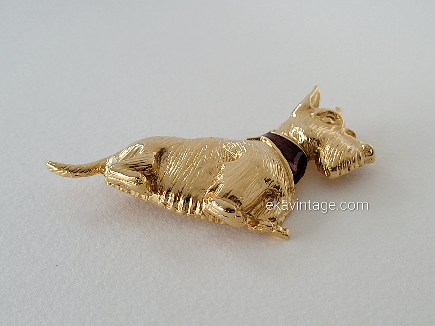 Broche vintage Chien