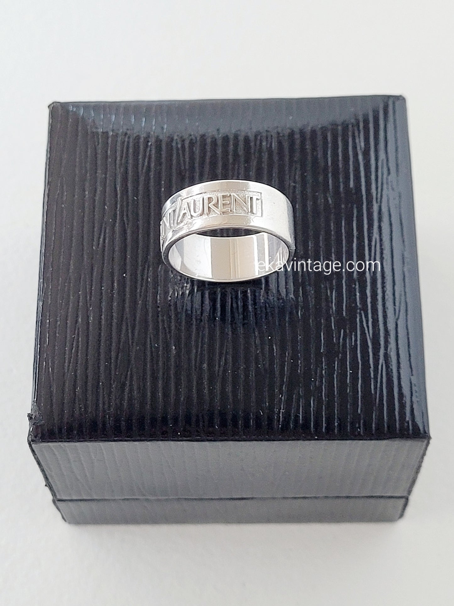 Yves Saint Laurent - Bague vintage en argent