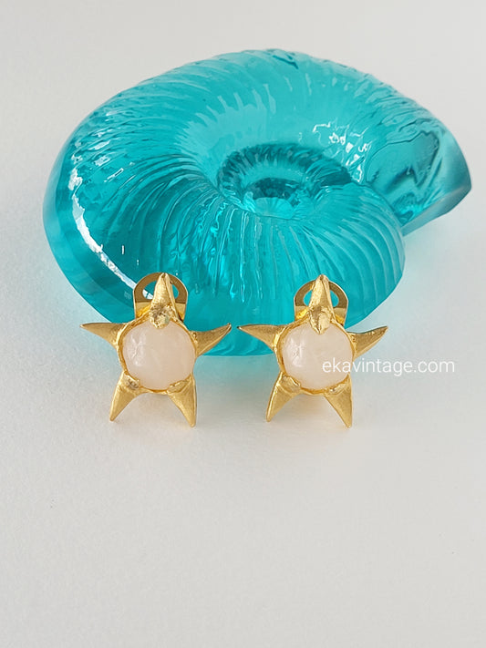 Edouard Rambaud - Boucles d'oreilles vintage Étoile