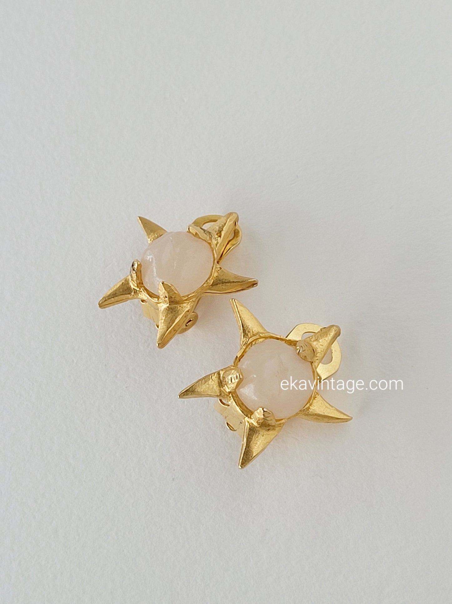 Edouard Rambaud - Boucles d'oreilles vintage Étoile