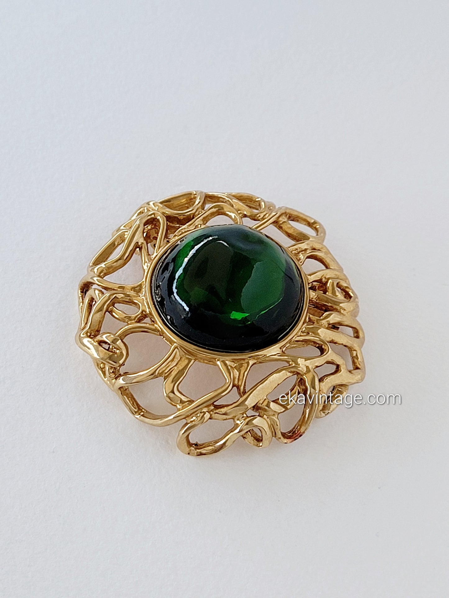 Yves Saint Laurent - Broche vintage Fleur
