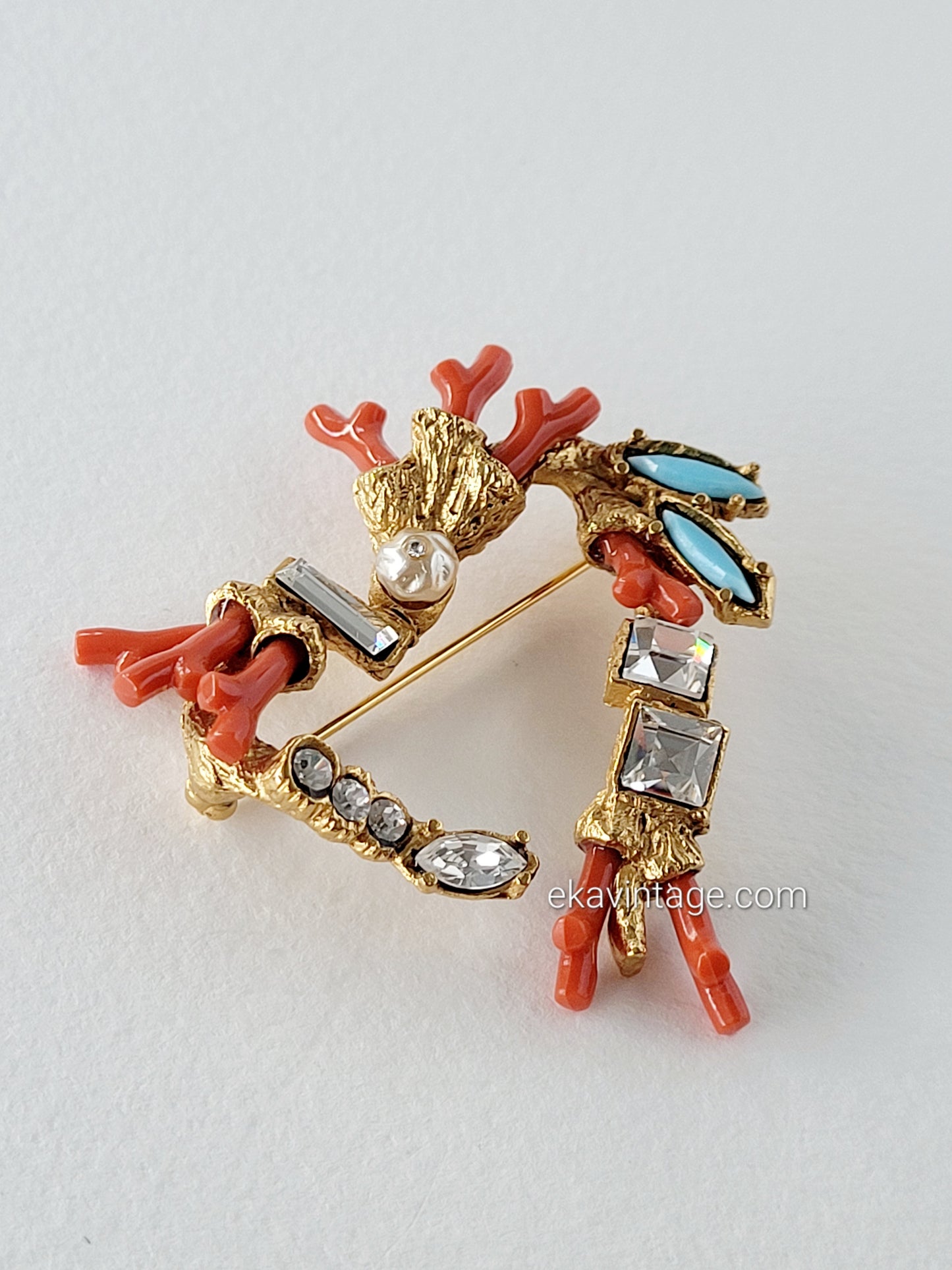 Christian Lacroix-Broche vintage Cœur