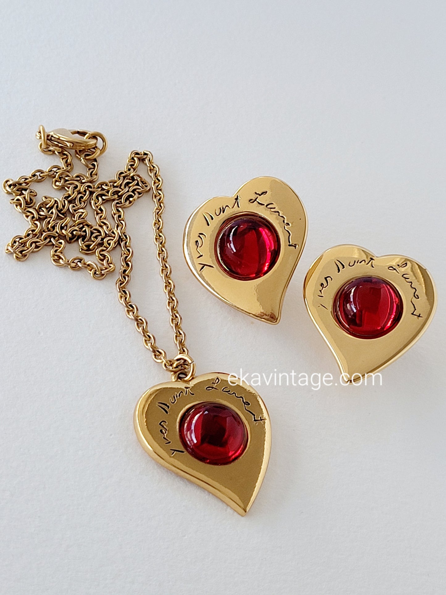 Yves Saint Laurent - Pendentif vintage Cœur