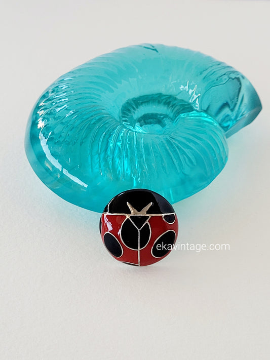 Sonia Rykiel - Pin's Coccinelle rouge