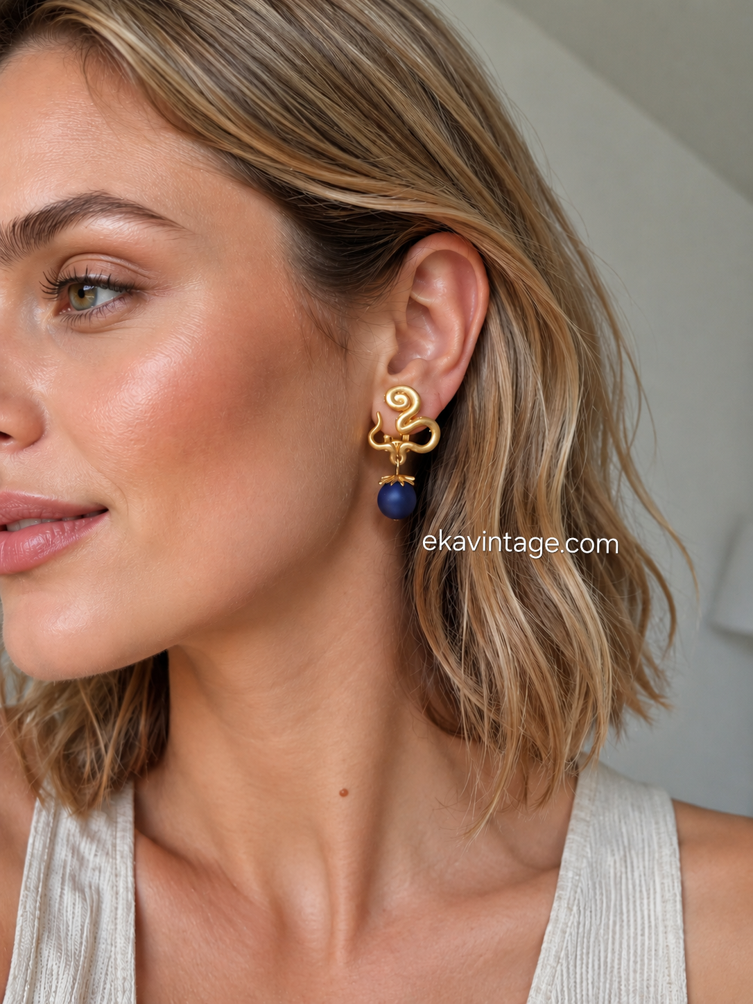 Cécile et Jeanne - Boucles d'oreilles pendantes