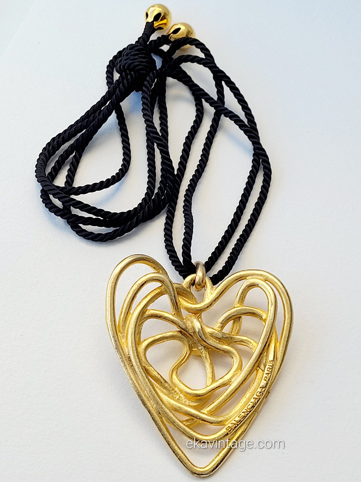 Balenciaga - Collier vintage cœur