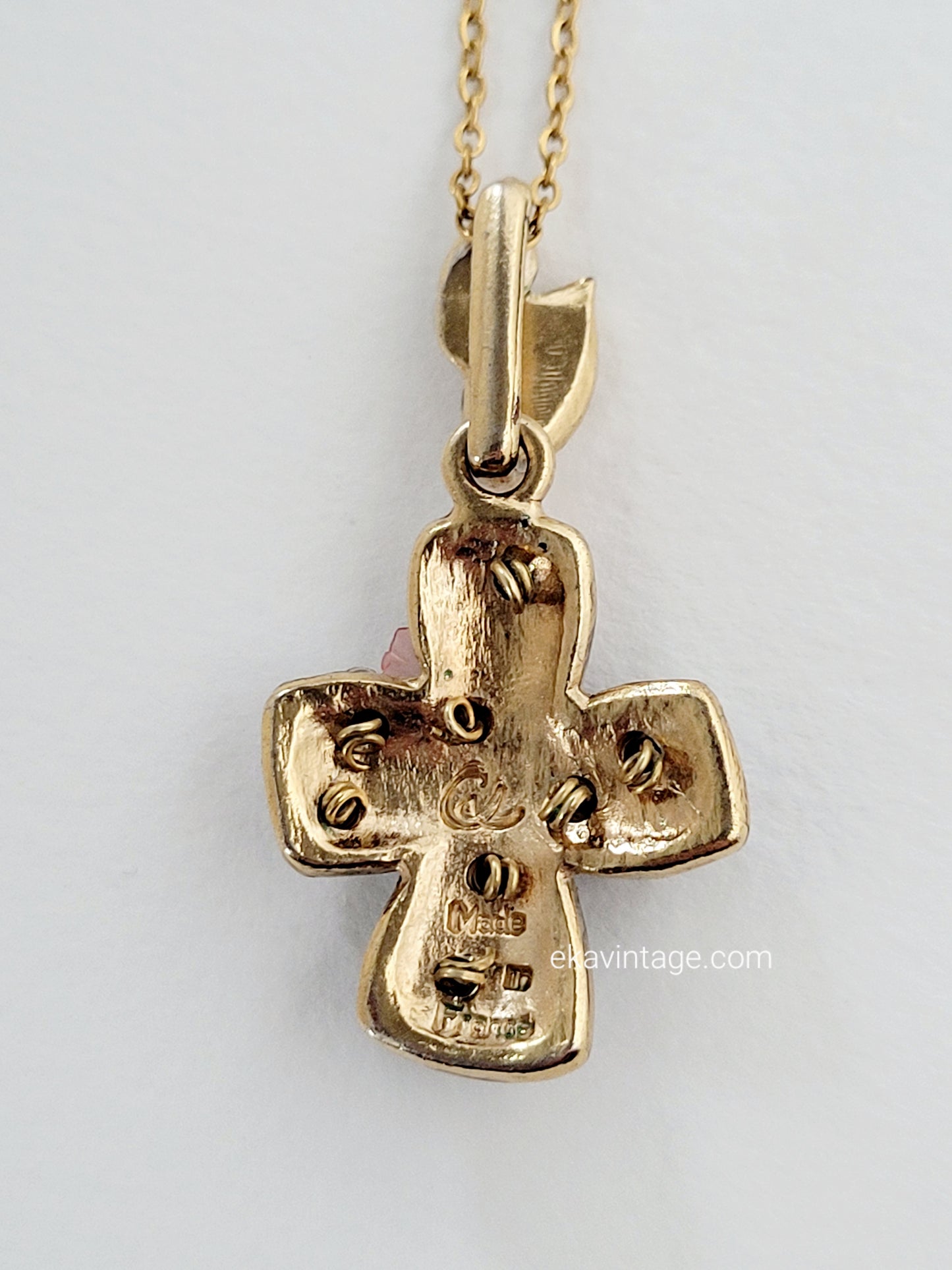Christian Lacroix- Pendentif vintage Croix