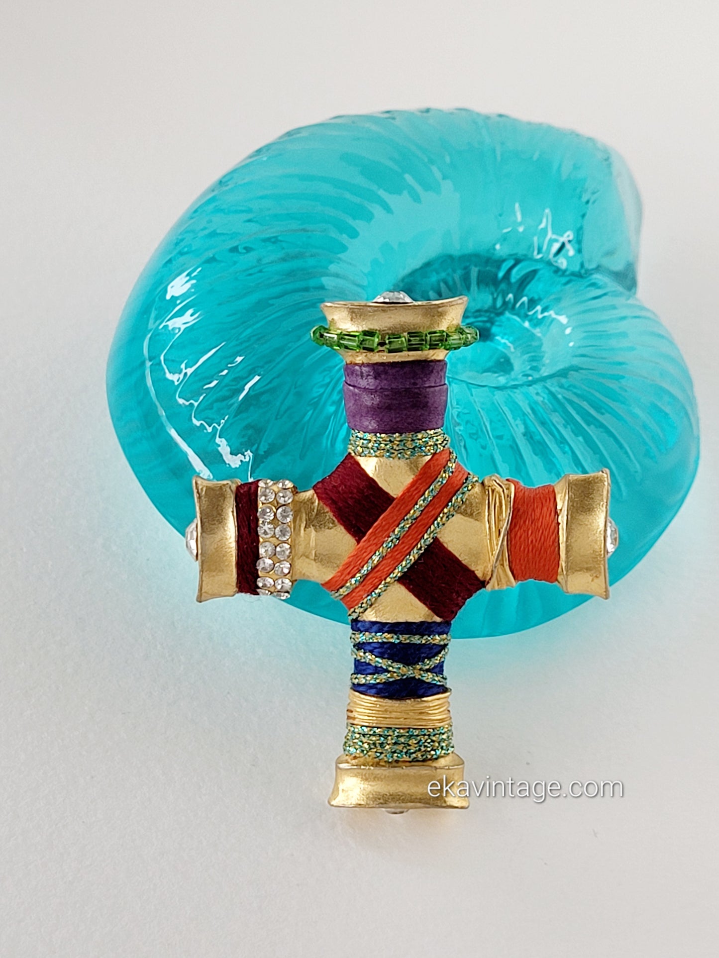 Christian Lacroix-Broche vintage Croix