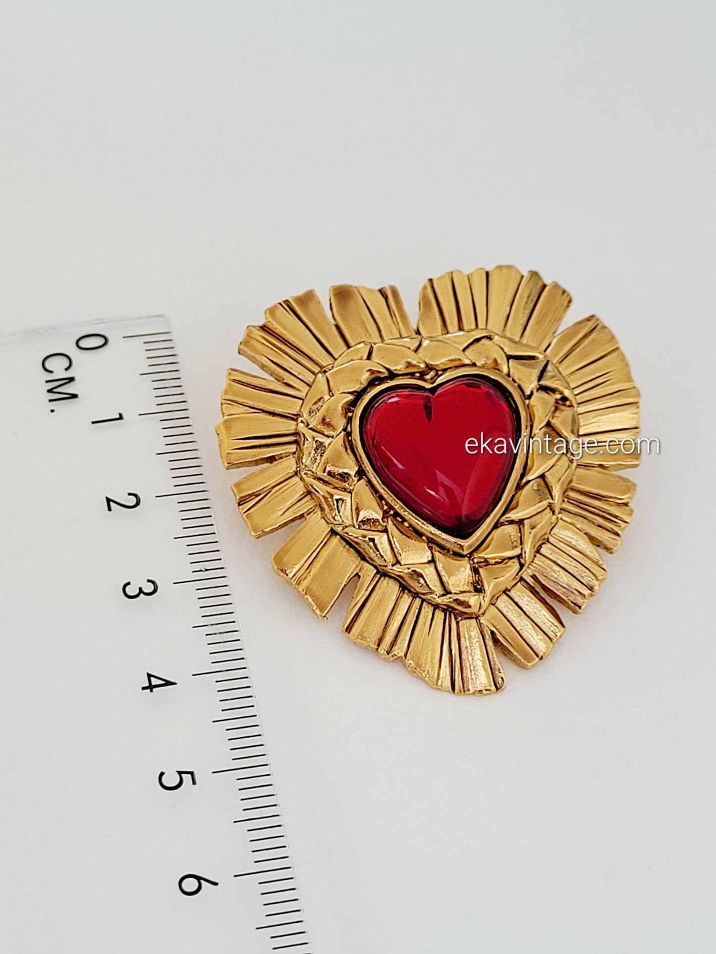 Yves Saint Laurent - Broche/Pendentif vintage Cœur