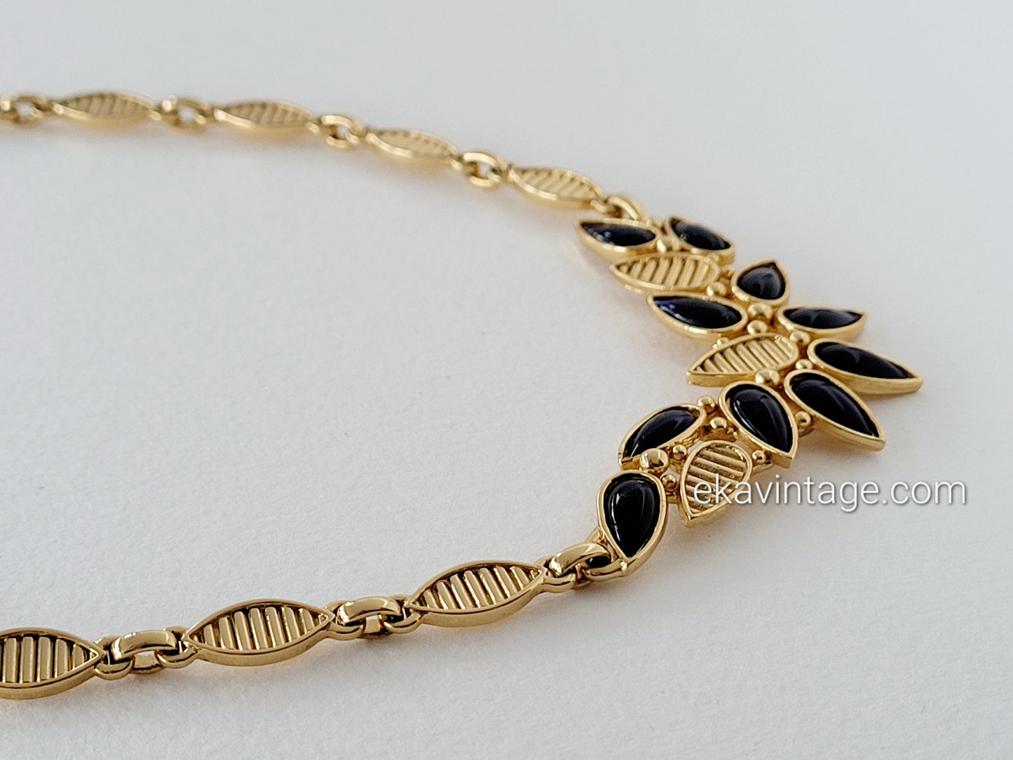 Orena Paris parure - boucles d'oreilles et collier vintage