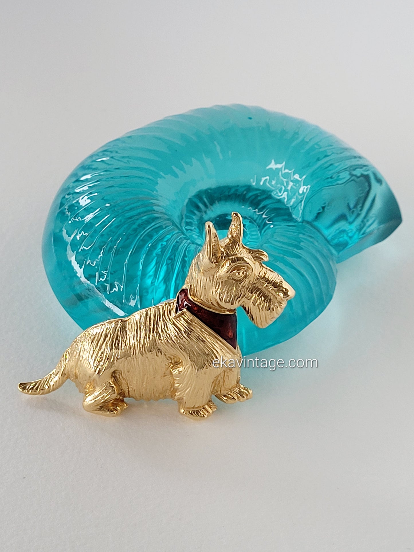 Broche vintage Chien