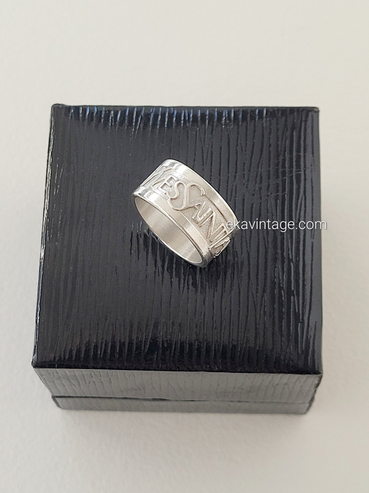 Yves Saint Laurent - Bague vintage en argent