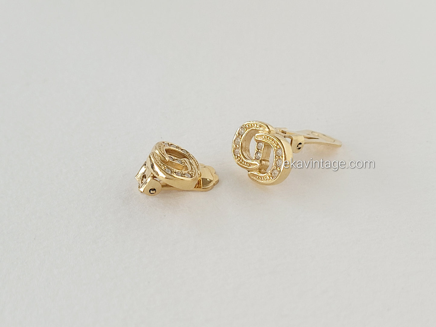 Christian Dior - Boucles d'oreilles vintage CD