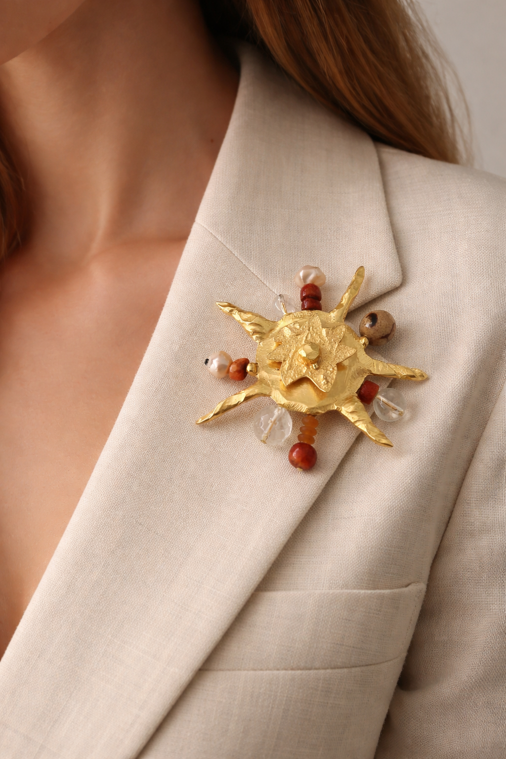 Atalante - Grande broche vintage