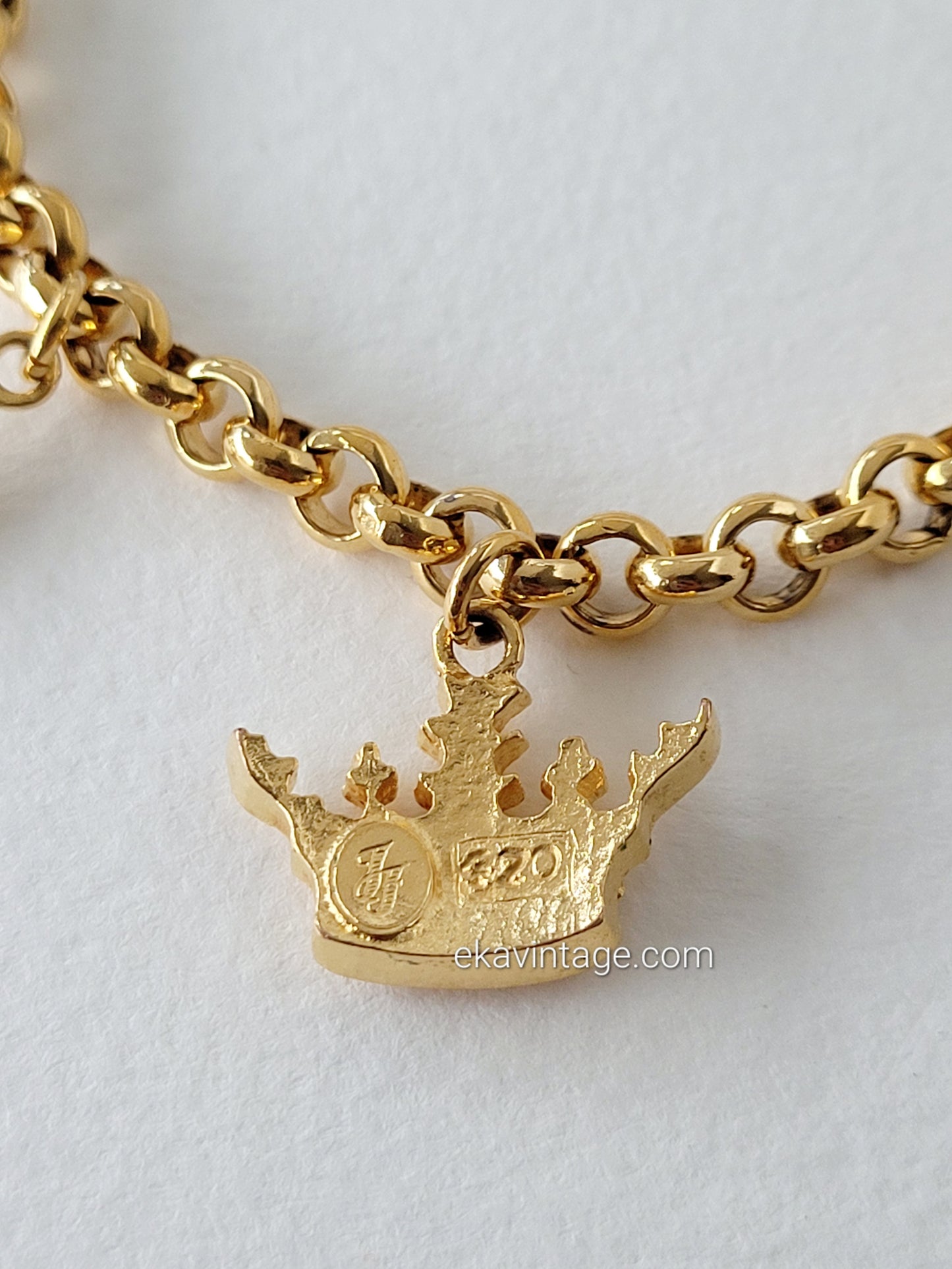 Inès de La Fressange - Bracelet vintage sept breloques