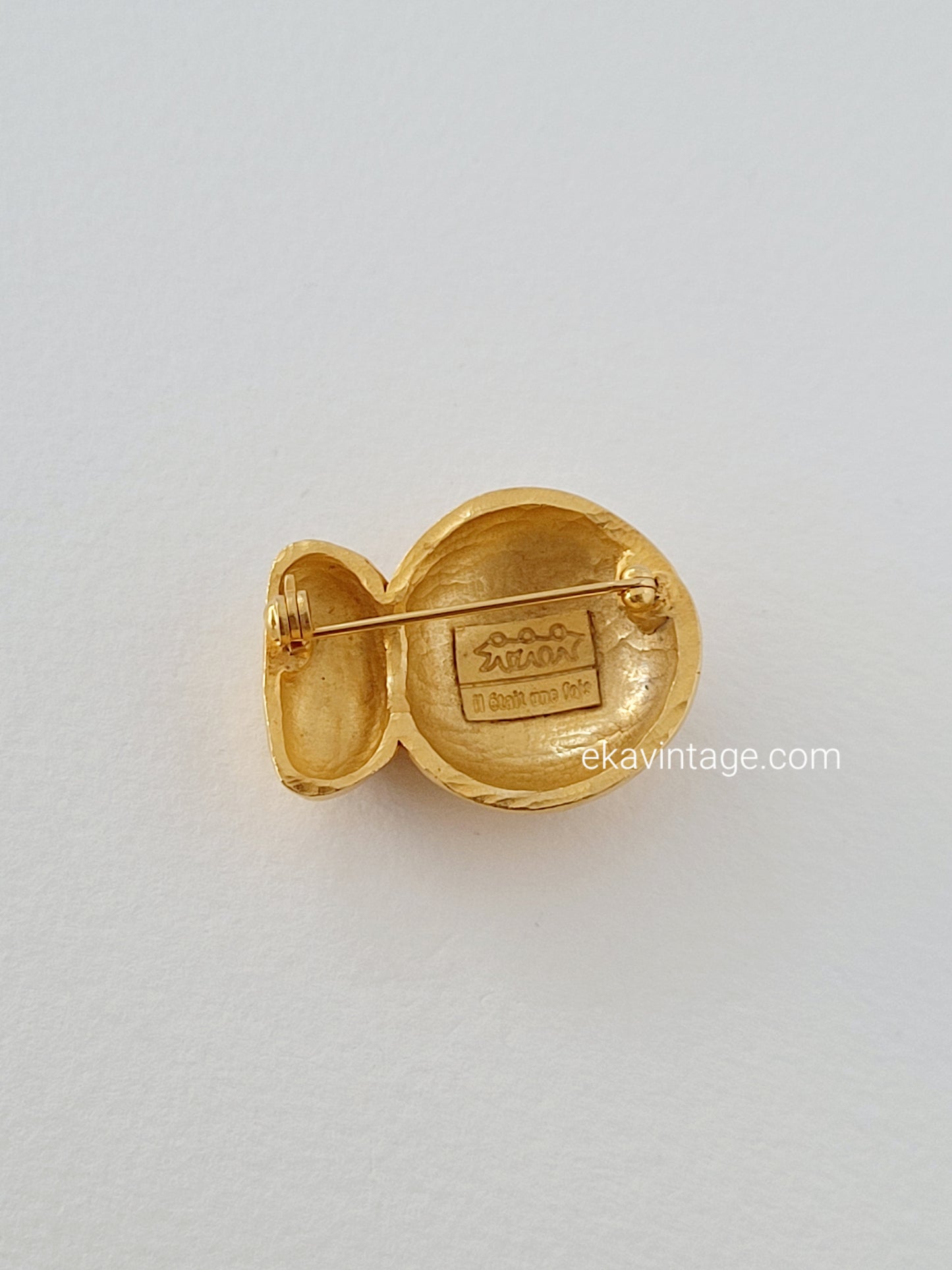 Il était une fois - Broche vintage Poisson