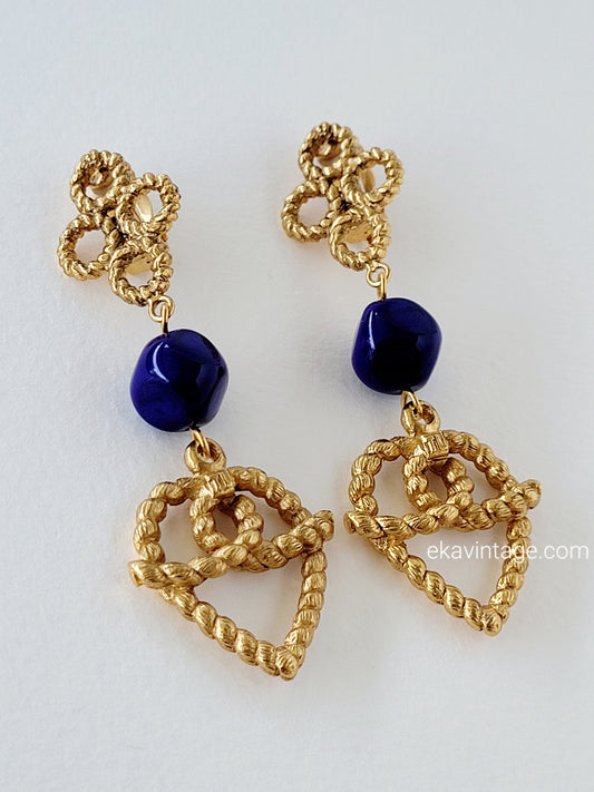 Ted Lapidus - Boucles d'oreilles pendantes