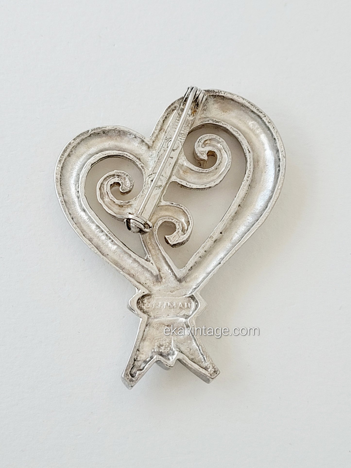 Broche vintage Cœur