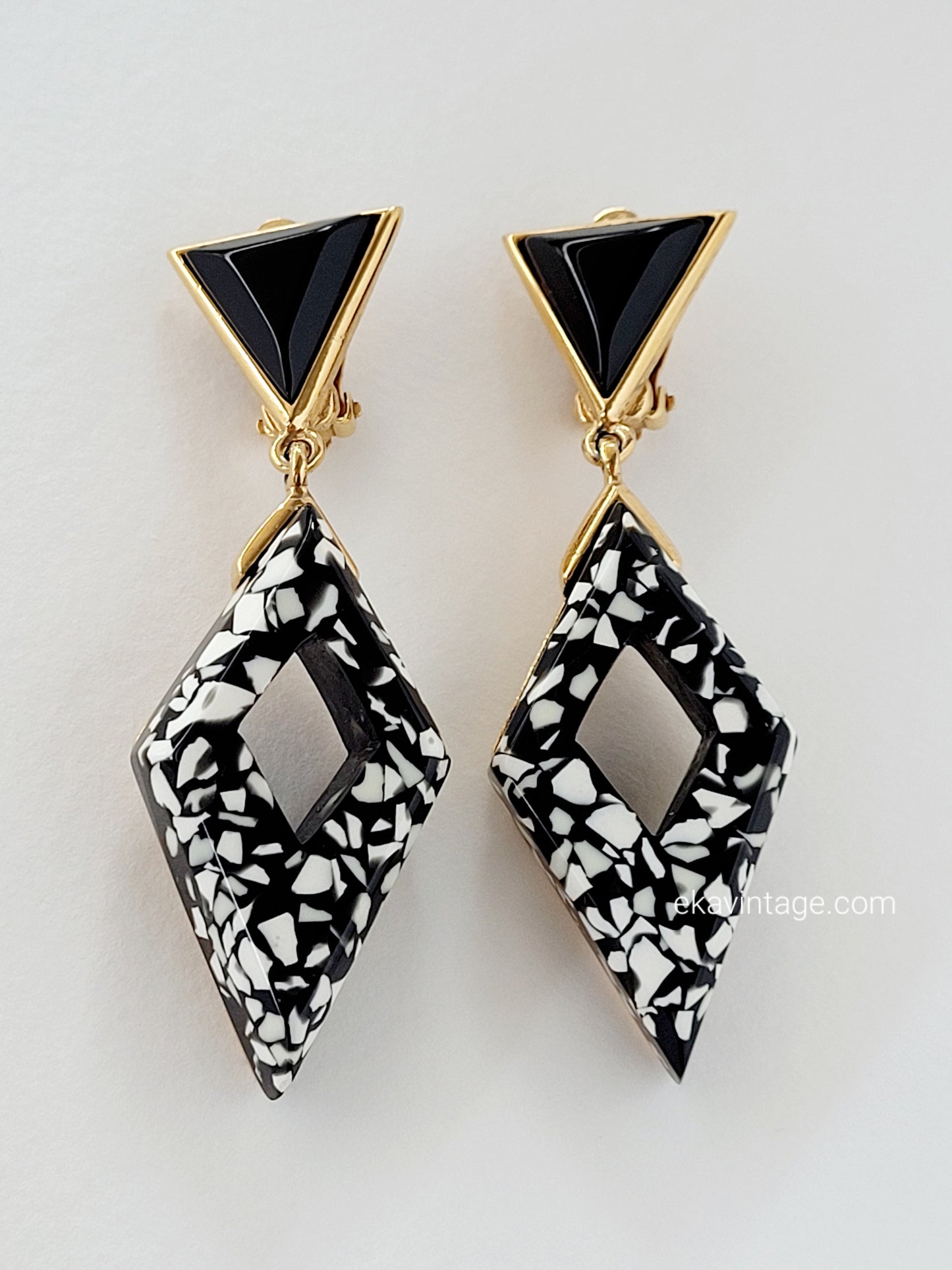 Carita Paris - Boucles d'oreilles vintage