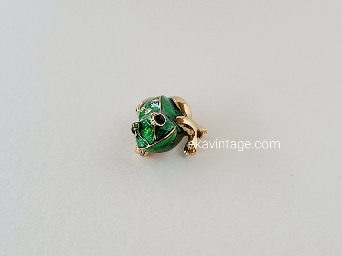 Alpha - Broche vintage - Grenouille