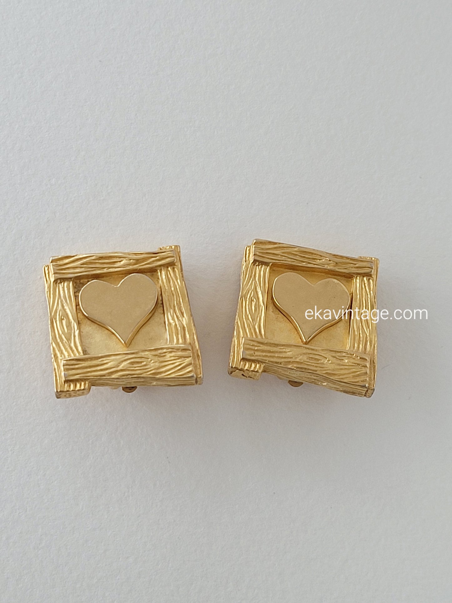 Karl Lagerfeld - Boucles d'oreilles vintage KL