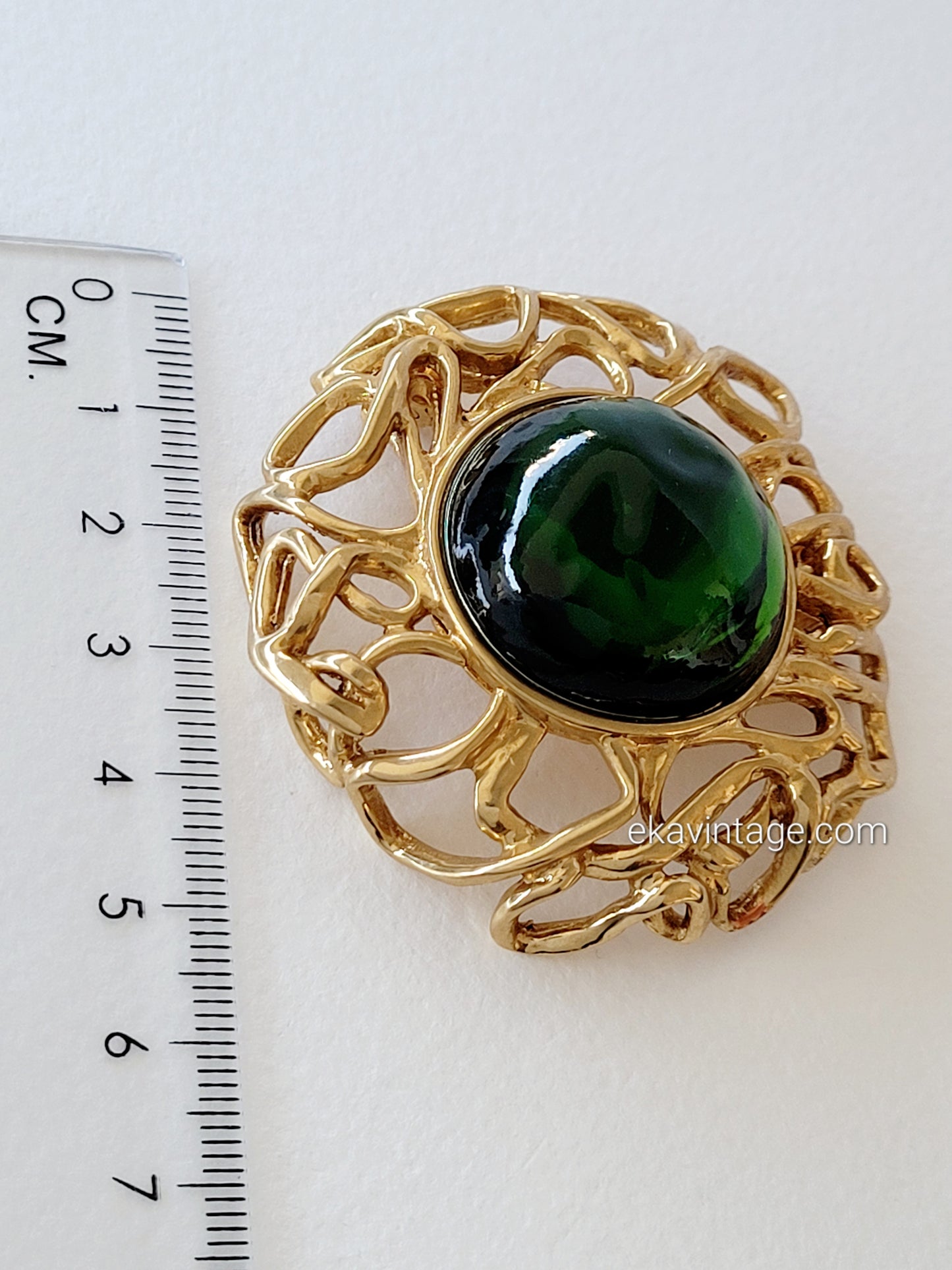 Yves Saint Laurent - Broche vintage Fleur