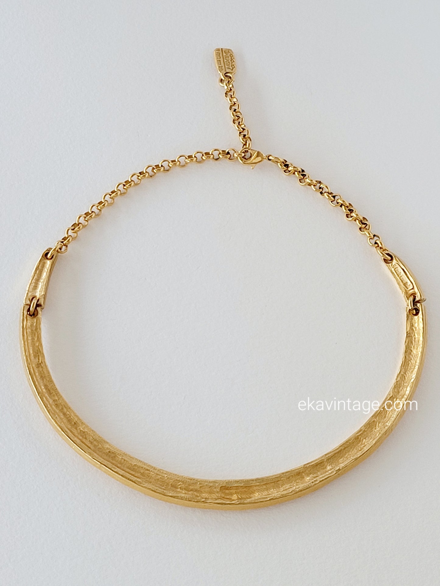 Il était une fois - Collier vintage doré