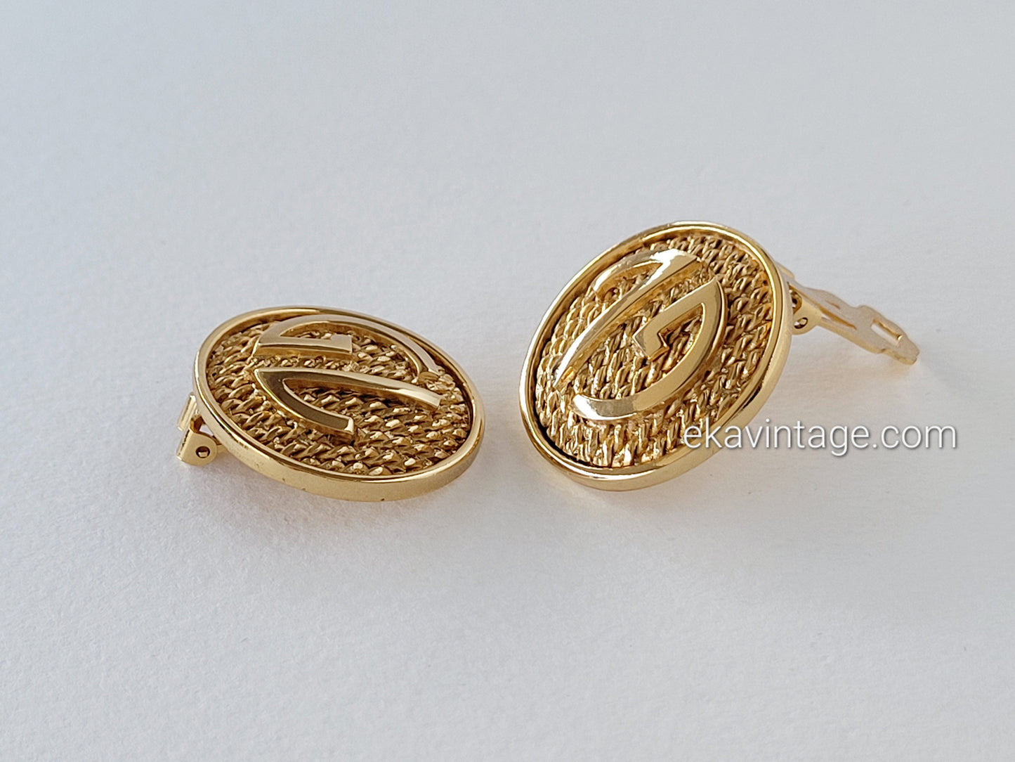 Guy Laroche - Boucles d'oreilles vintage GL