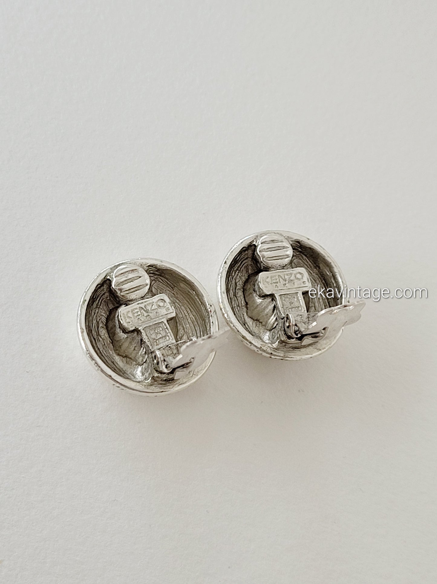 Kenzo - Boucles d'oreilles vintage Fleur
