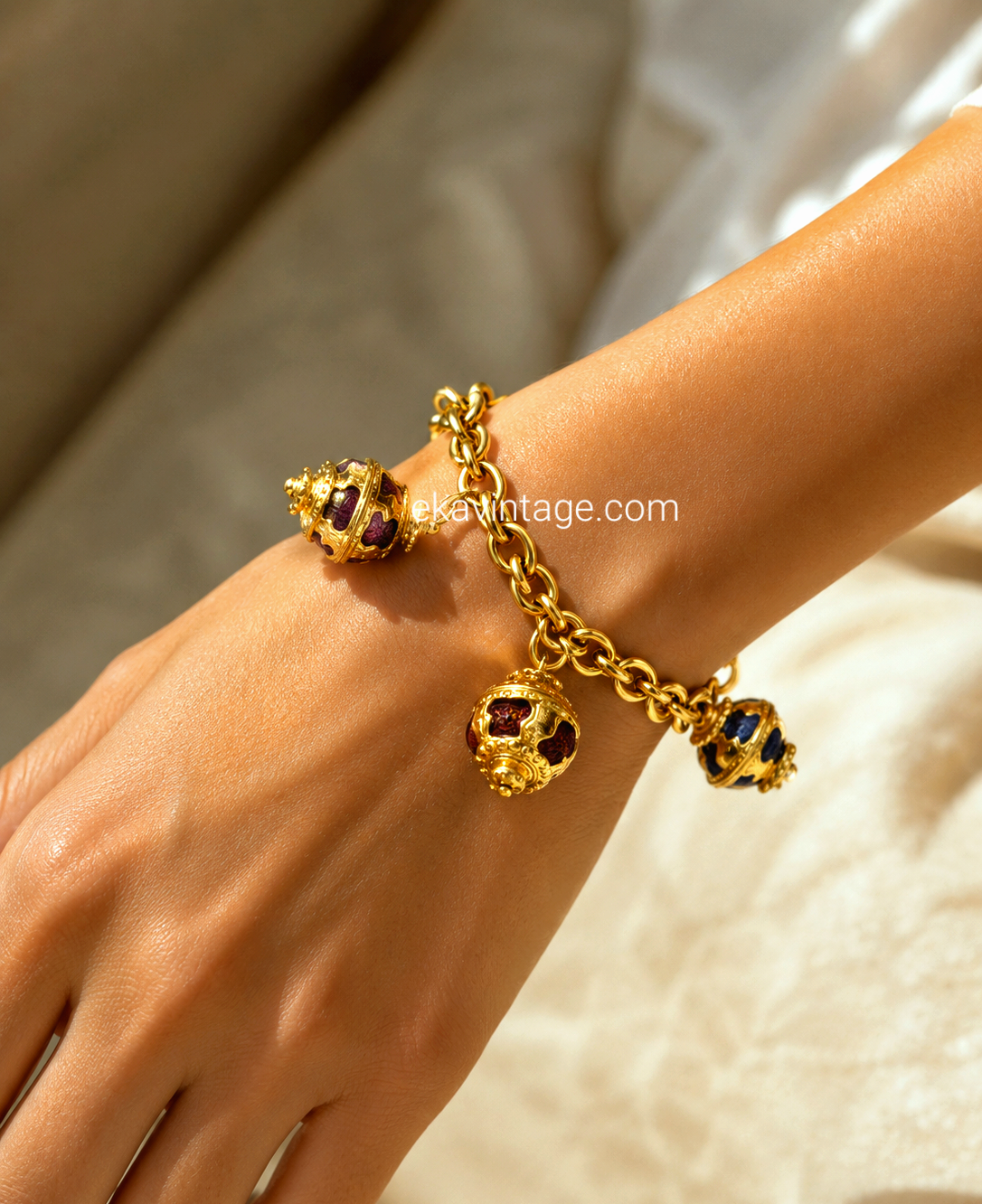 Yves Saint Laurent - Magnifique bracelet vintage