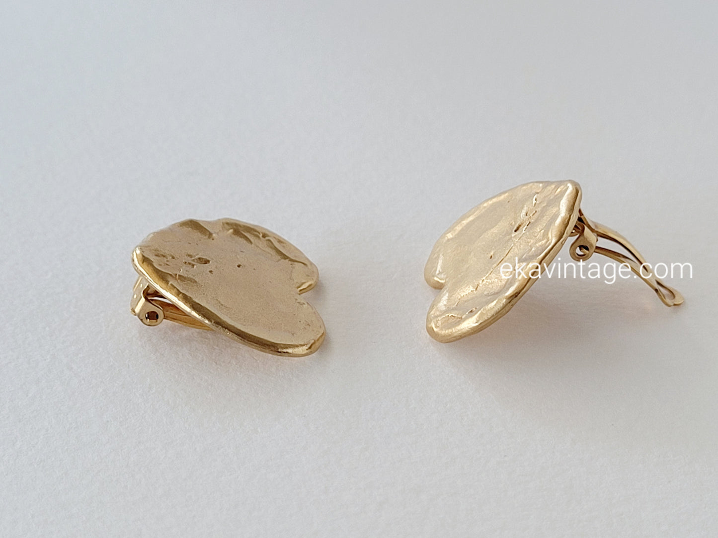 Biche de Bere - Boucles d'oreilles vintage Cœur