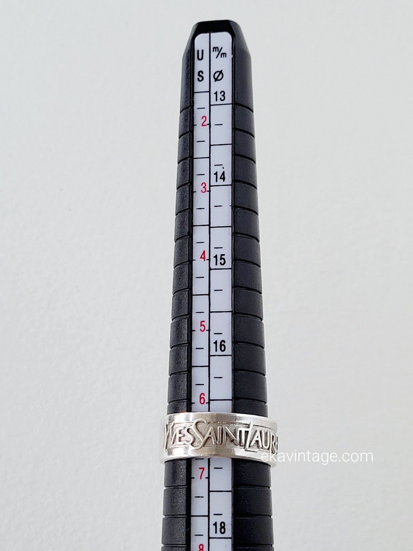 Yves Saint Laurent - Bague vintage en argent