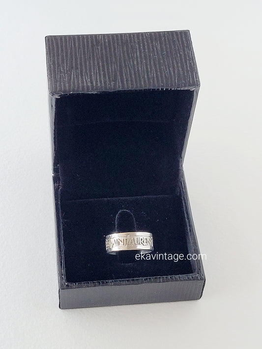 Yves Saint Laurent - Bague vintage en argent