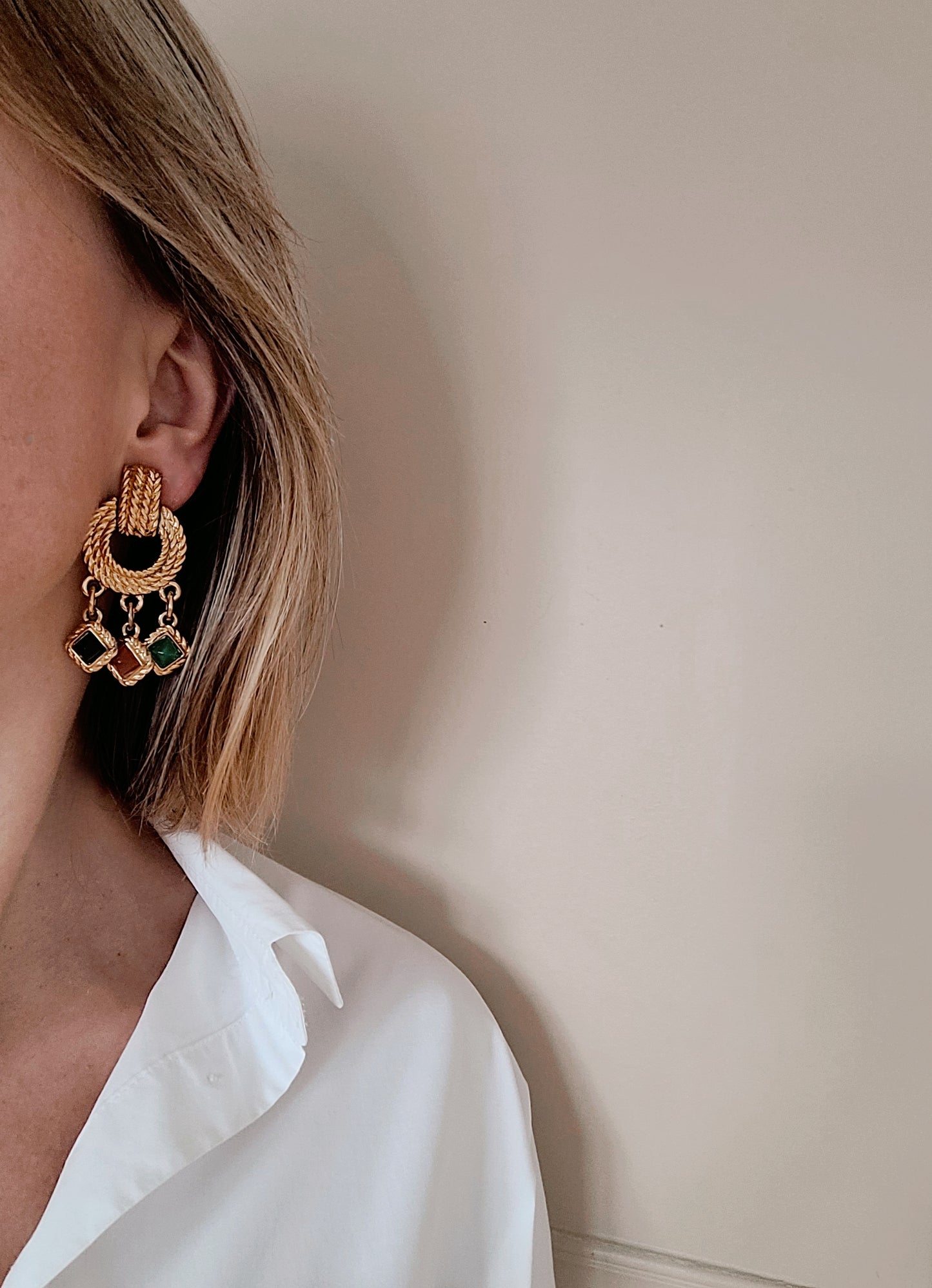 Agatha Paris - Boucles d'oreilles pendantes vintage