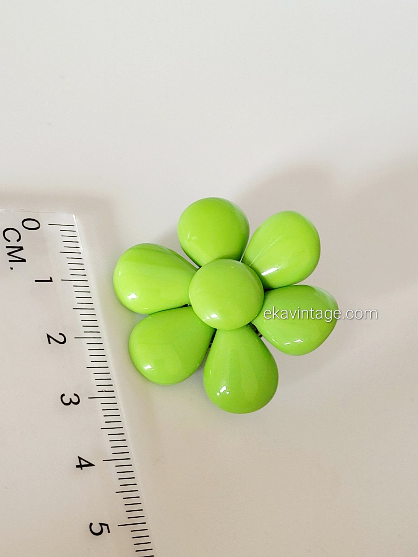 Boucles d'oreilles vintage Fleur