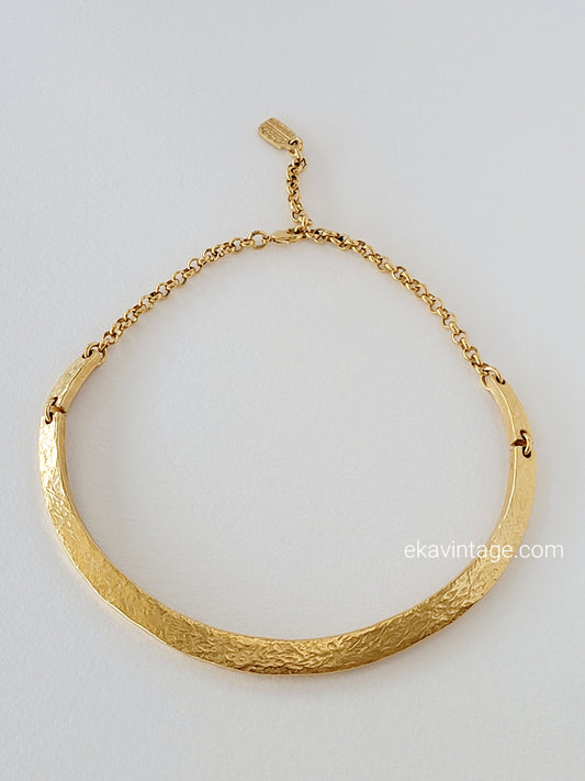 Il était une fois - Collier vintage doré