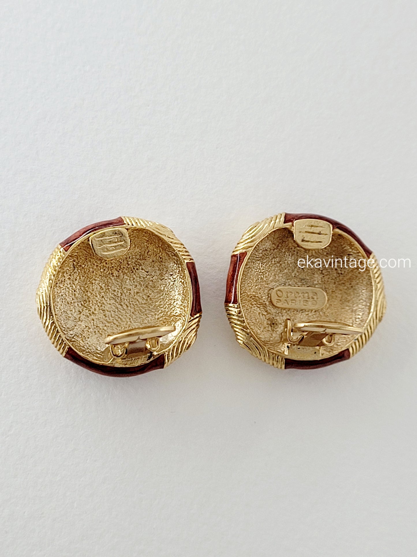 Orena Paris - Boucles d'oreilles vintage