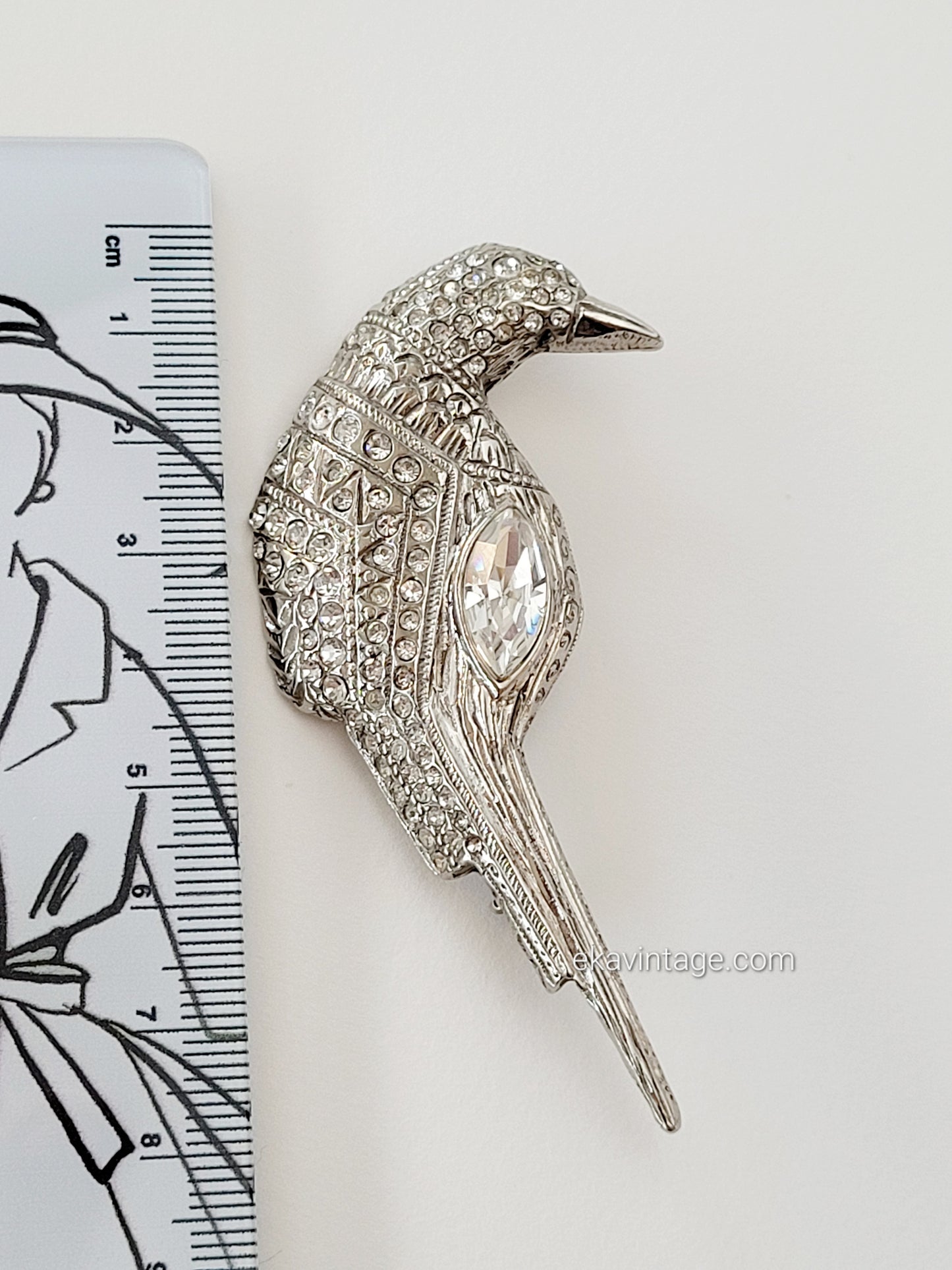 Scherrer-Broche vintage Oiseau