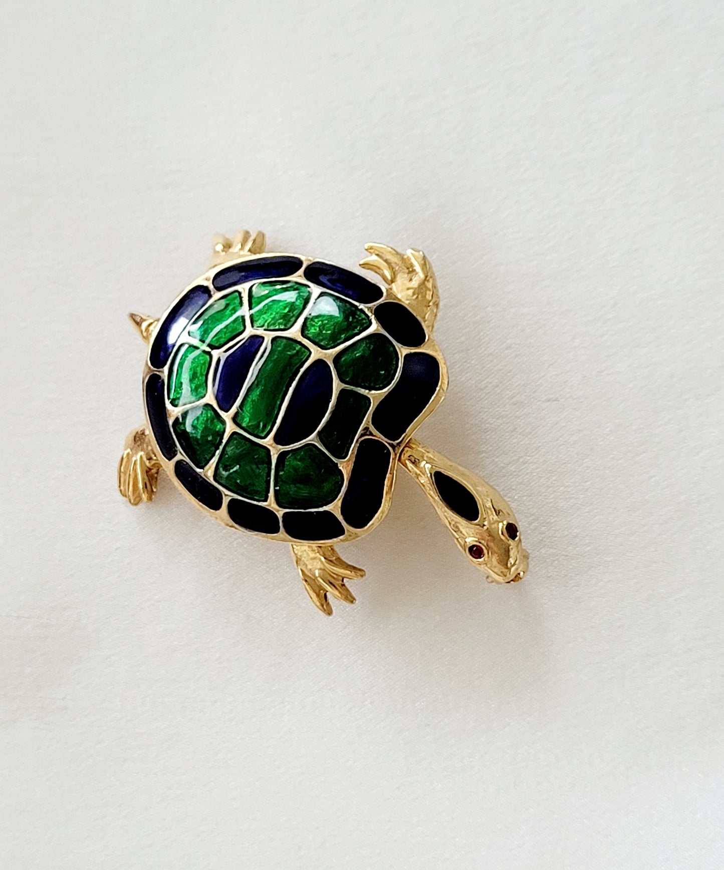 Broche vintage - Tortue