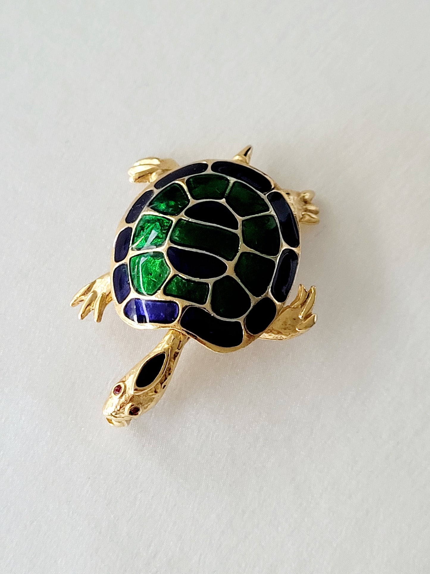 Broche vintage - Tortue