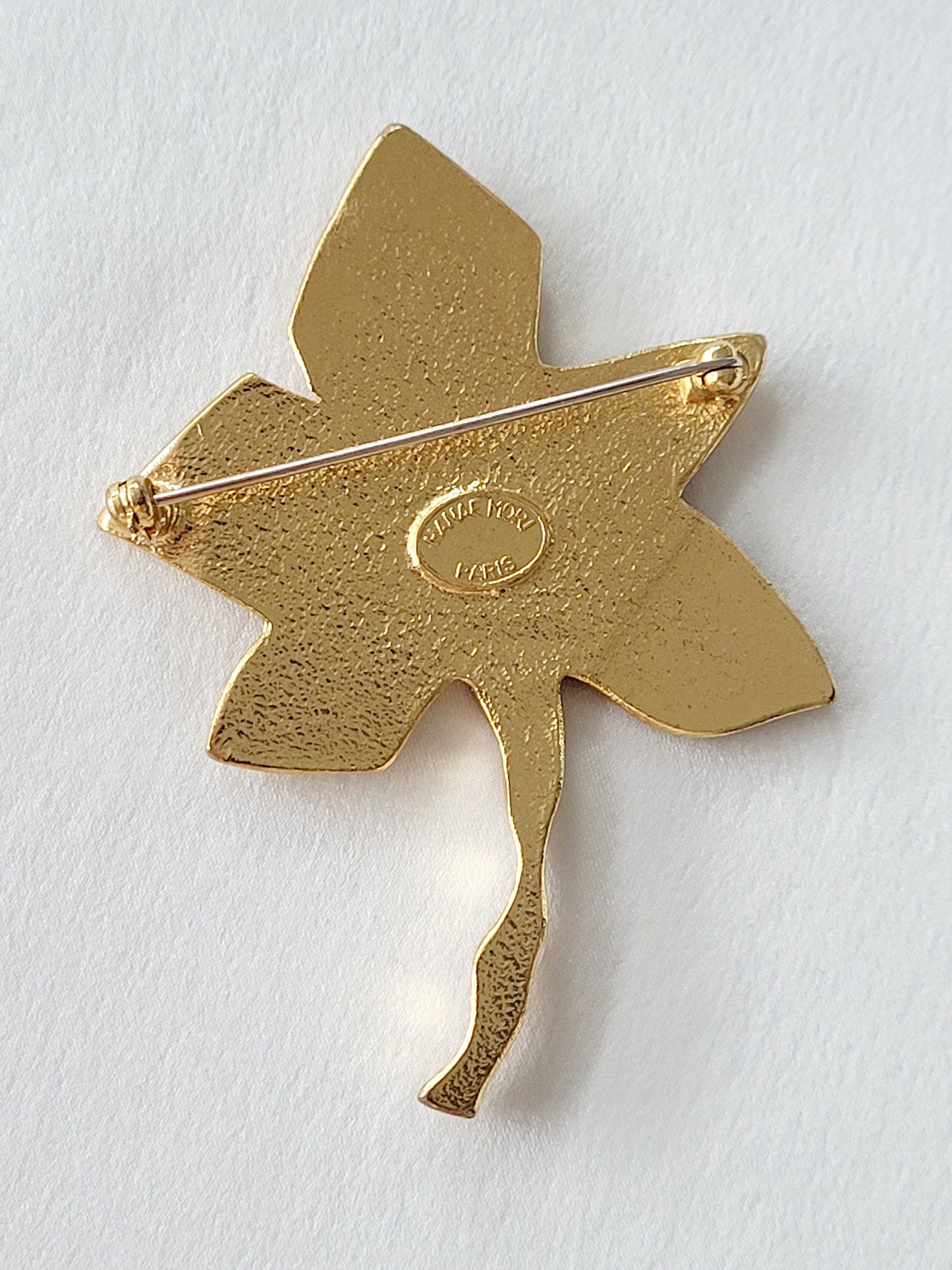 Hanae Mori - Vintage Leaf Brooch