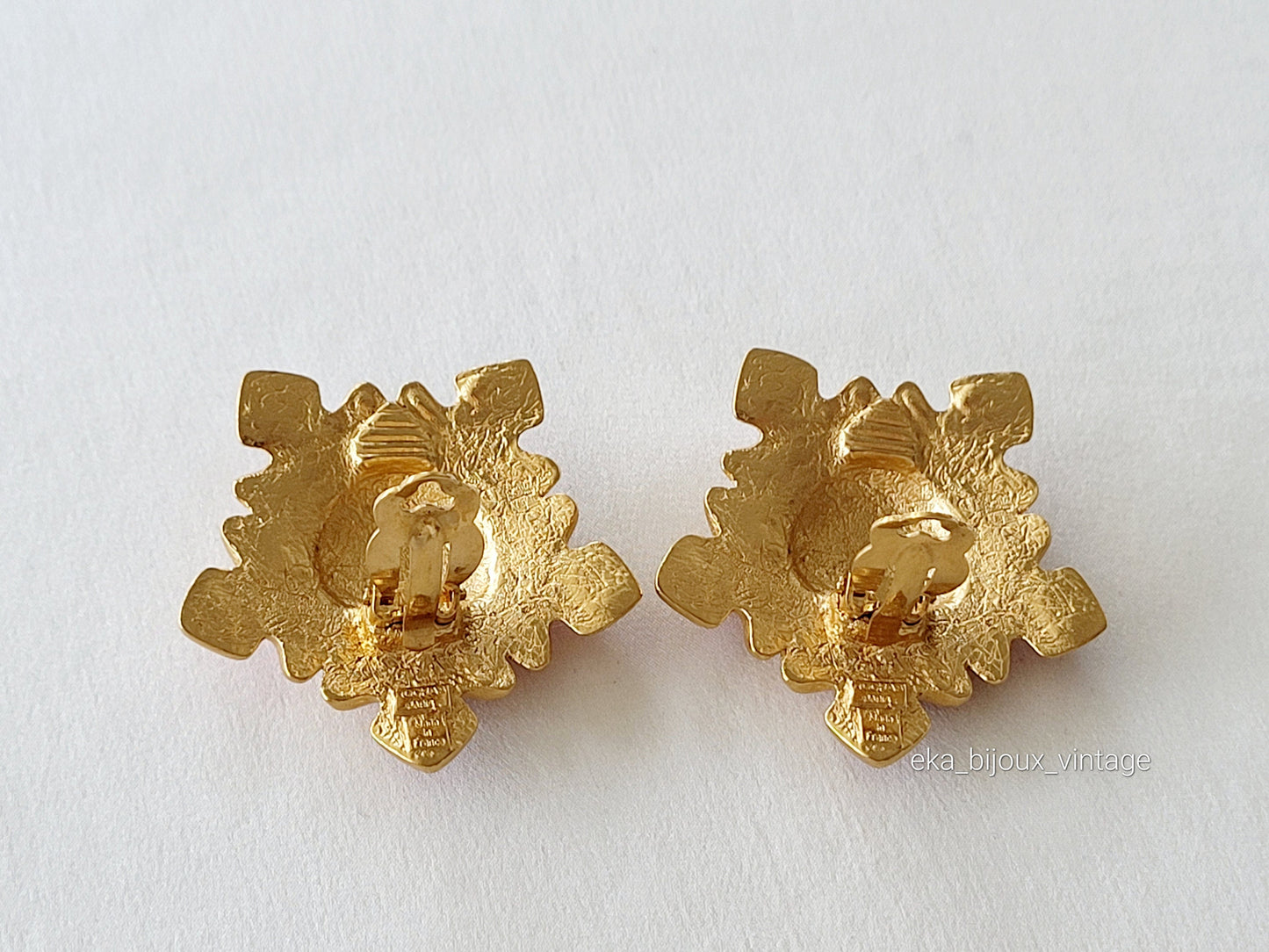 Rochas Paris - Boucles d'oreilles vintage