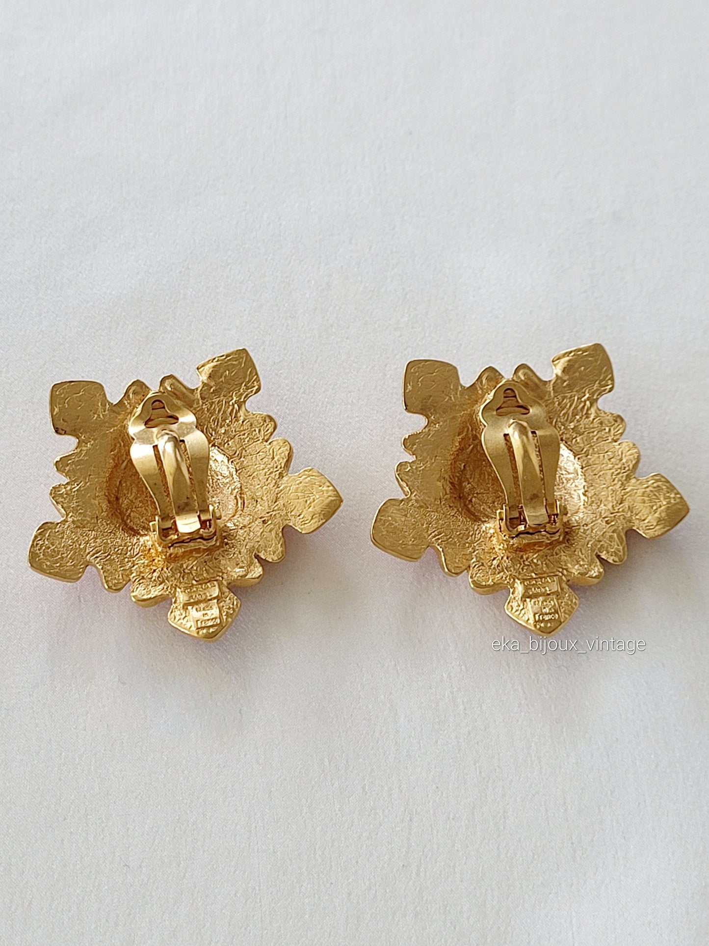 Rochas Paris - Boucles d'oreilles vintage