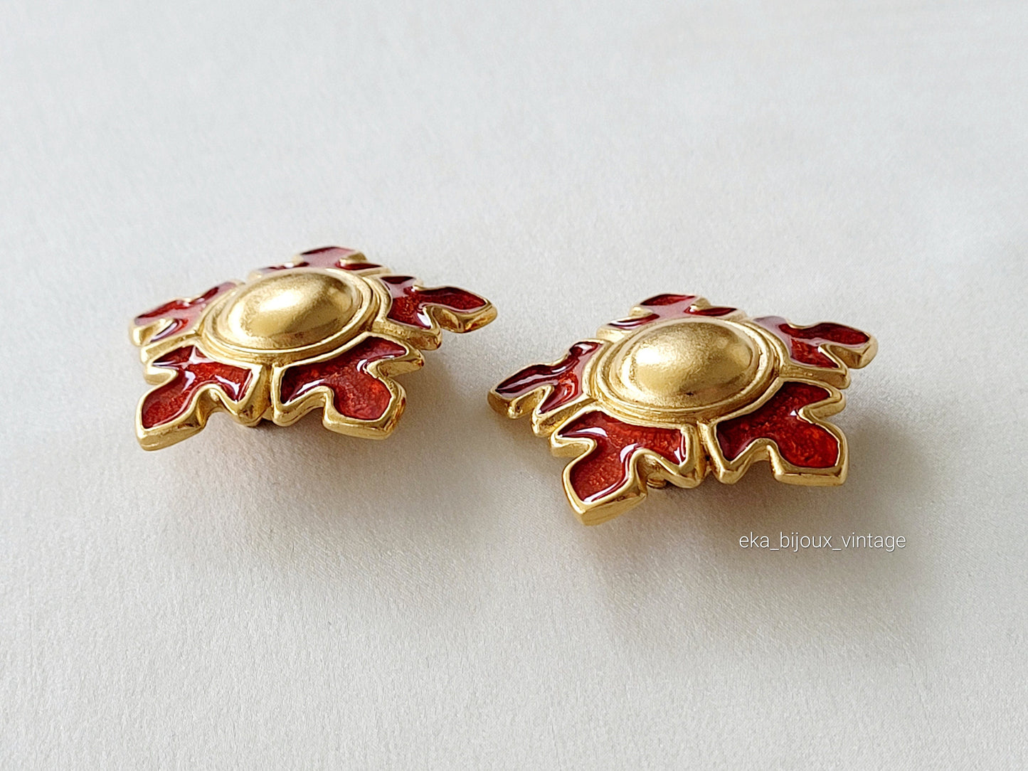 Rochas Paris - Boucles d'oreilles vintage