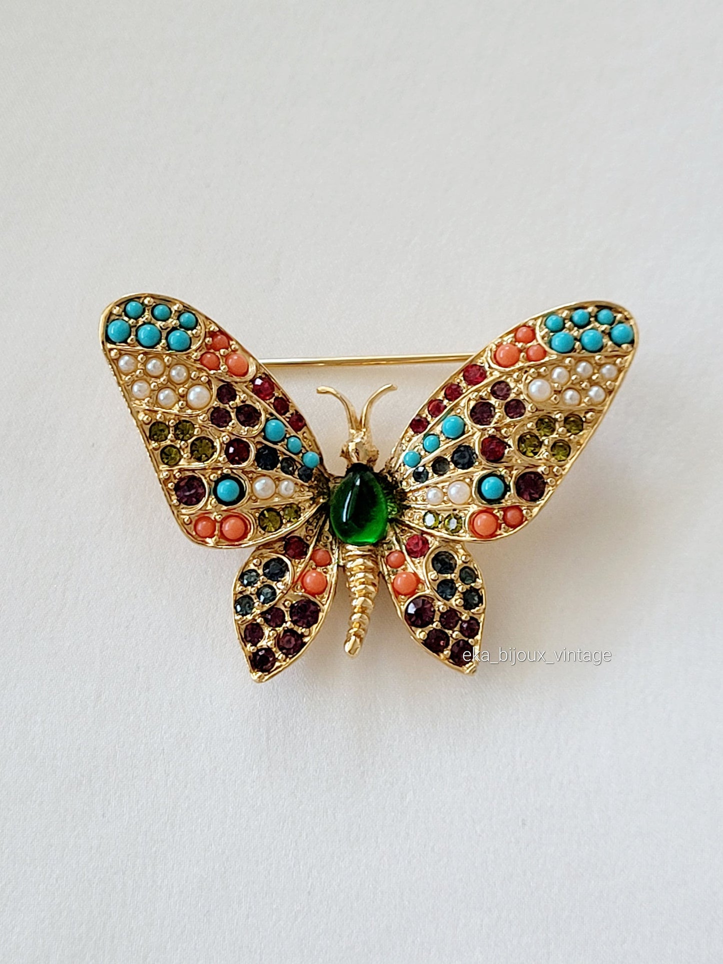 D'orlan - Broche vintage Papillion