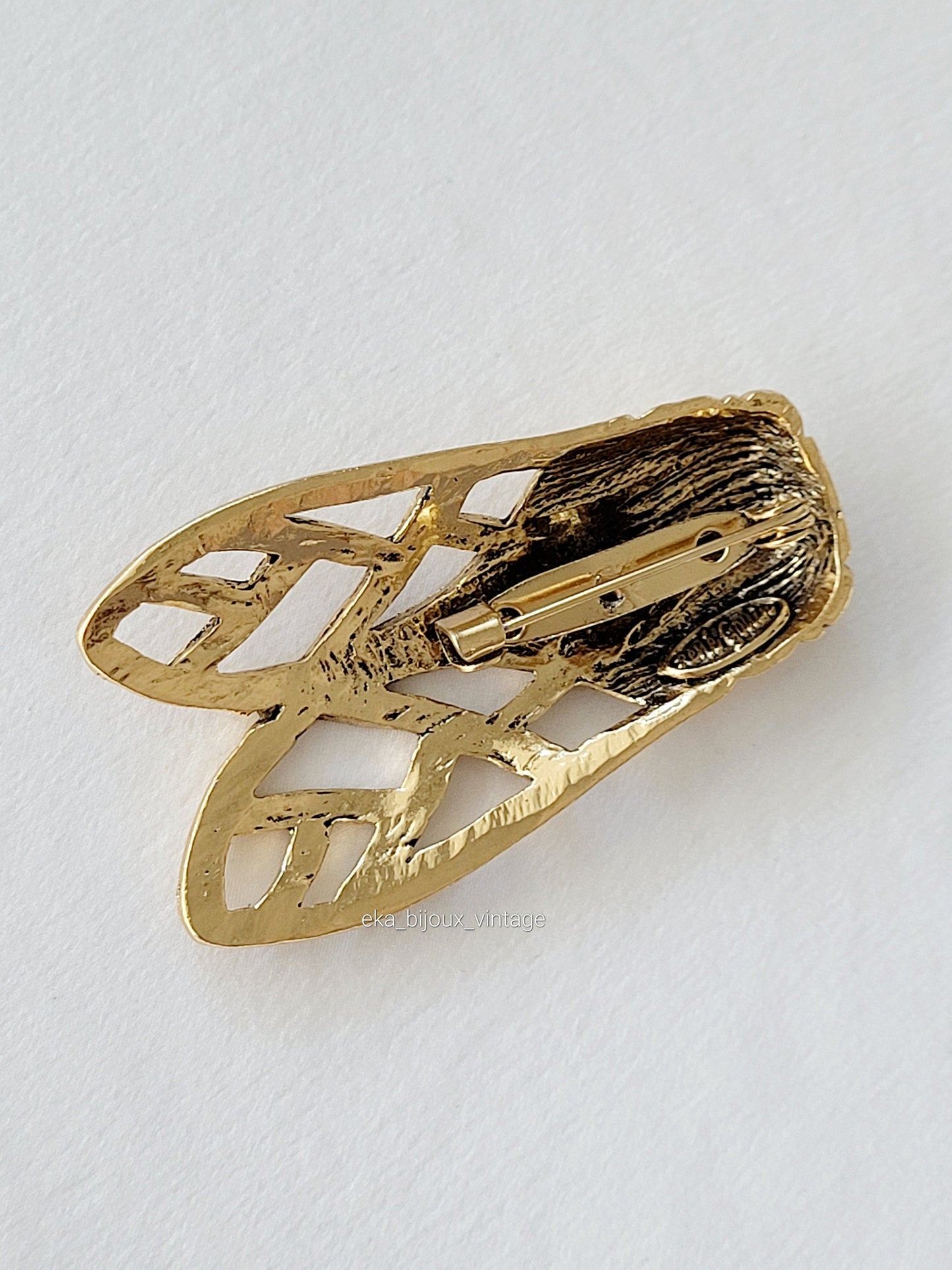 René Gouin - Vintage Cicada brooch