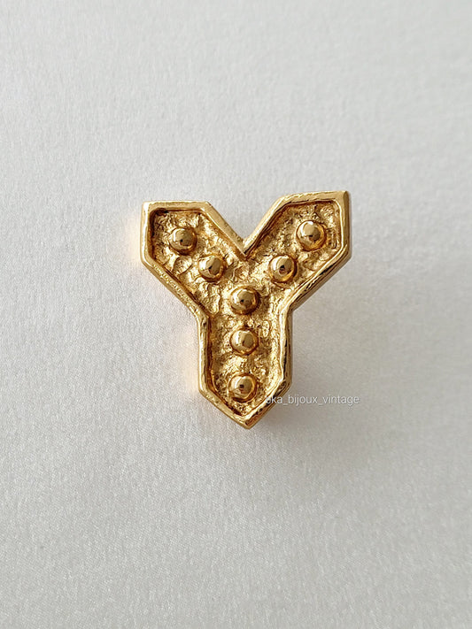 Yves Saint Laurent  - Pin's vintage Y