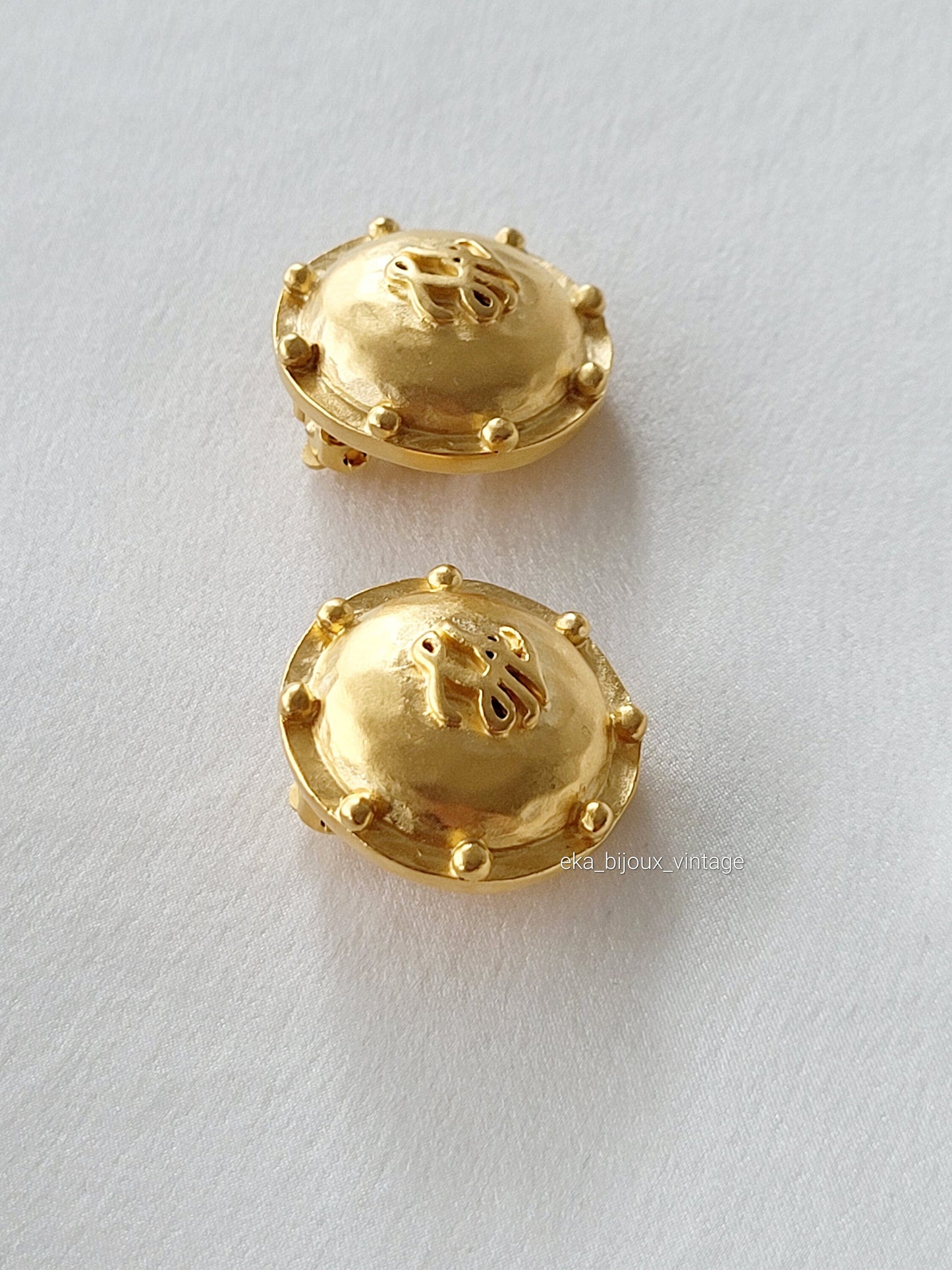 Karl Lagerfeld - Vintage KL earrings