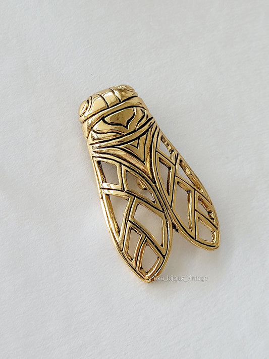 René Gouin - Vintage Cicada brooch